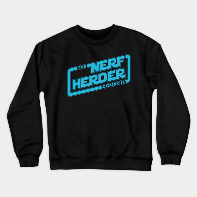 Nerfherder Council: Classic Logo Crewneck Sweatshirt by NHCpodcast